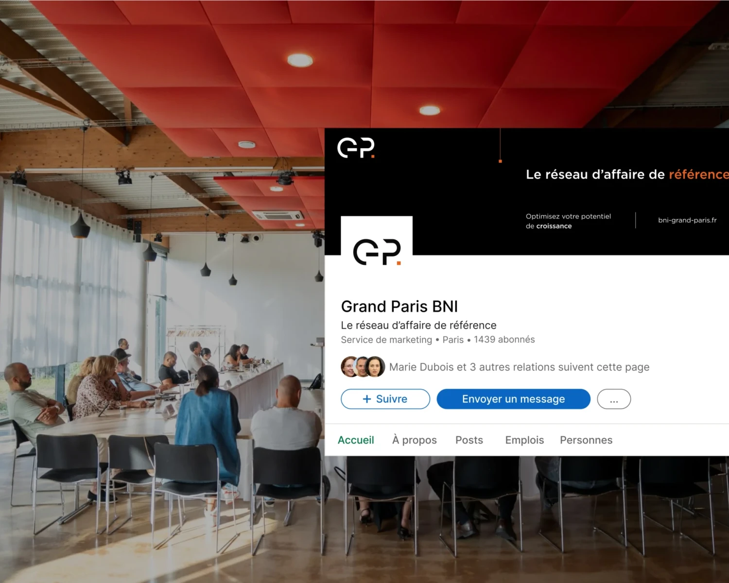 conception de site vitrine bni grand paris - agence web L'AGENCE FRAPPANTE